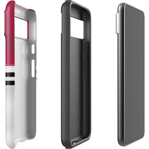 NFL Arizona Cardinals White Striped Google Pixel 8 Pro Impact Case